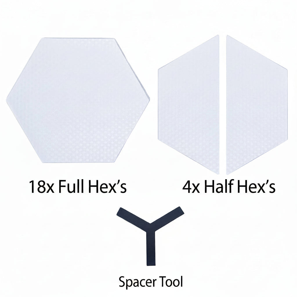 Hex Grip - Waxless Surfboard Traction Pads